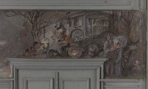 Das Mahl der Komödianten - Modell für das Esszimmer von Jean Coquelin, Villa Longchamp, Neuilly, ca. 1900