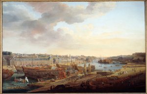 Werft: „Der Hafen von Brest“ von Louis Nicolas van Blarenberghe