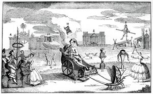 Triumph der Torheit, 1749 von Louis Philippe Boitard