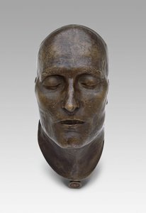 Totenmaske von Napoleon, modelliert 1821, gegossen 1833