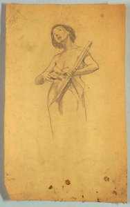 Studie einer stehenden weiblichen Figur