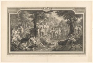 Abstieg des Aeneas in die Unterwelt von Louis Surugue