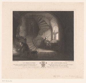 Nachdenklicher Philosoph von Louis Surugue