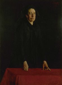 Porträt von Louise Michel 1830-1905, 1882