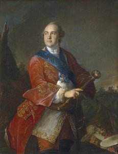 Porträt von Graf Kirill Rasumowski 1728-1803, der letzte Hetman der Ukraine, 1758 von Louis Tocqué