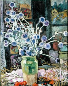 Blumenstrauß am Fenster von Louis Valtat