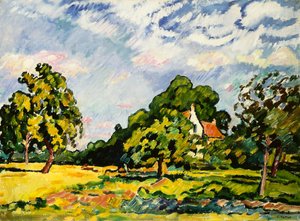 Landschaft in der Normandie