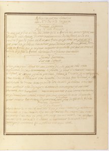"Reflexionen über mein Interview mit Herrn le Duc de la Vauguyon", Autographenmanuskript, Januar 1767 bis Anfang 1769 von Louis XVI