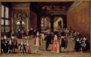 Ball am Hof von Heinrich IV. von Louis de Caulery
