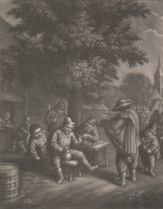 Wandernde Musiker von Louis de Fontaine