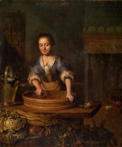 Ein Koch, niederländisches Gemälde des 18. Jahrhunderts