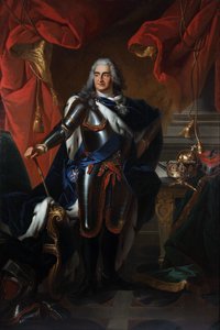 Porträt von Friedrich August von Polen und Sachsen von Louis de, Silvestre