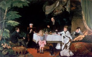 Das Mittagessen im Wintergarten, 1877