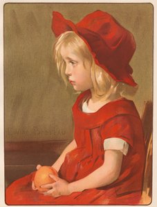 Mädchen mit Orange, 1899 von Louise Breslau