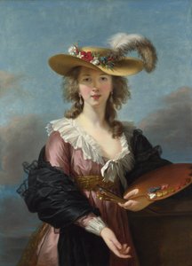 Selbstporträt mit Strohhut, 1782