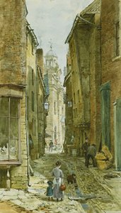 Figuren in Harp Lane, Ludlow