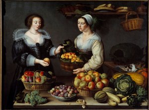 Die Handlerin Von Obst Und Gemuse Gemalde Von Louise 1023060