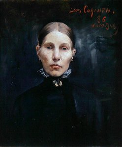 Porträt einer Hamburgerin von Lovis  Corinth