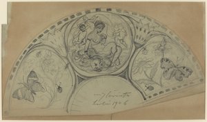 Fandesign [recto], wahrscheinlich 1906