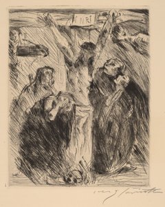 Kreuzigung, nach dem Altarbild in Tölz von Lovis Corinth