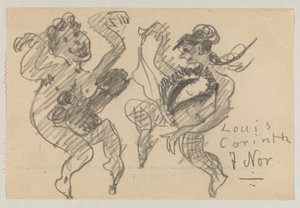 Lovis Corinth an Carl Strathmann