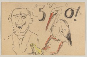 Lovis Corinth an Carl Strathmann: Postkarte, Poststempel 11. September 1916 von Lovis Corinth