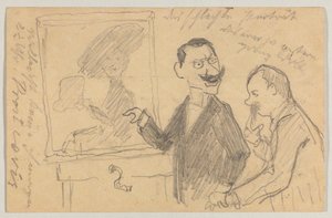 Lovis Corinth an Carl Strathmann: Postkarte, Poststempel 27. Mai 1901