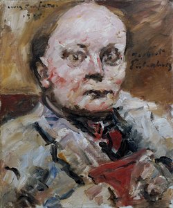 Porträt des Dichters Herbert Eulenberg, 1924 von Lovis Corinth