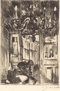 Unter dem Kronleuchter von Lovis Corinth