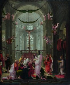 Tod der Heiligen Maria von Lower Rhenish pupil of Wolf Huber