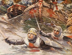Illustration für Geschichten der Kreuzzüge von Lowes Dalbiac Luard