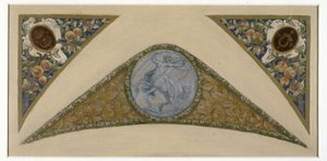 Skizze für die Festtreppe im Pariser Rathaus: Sagittaire, zwischen 1888 und 1898 von Luc Oliver Merson