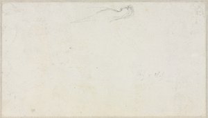 Skizze einer Sphinx [] verso, um 1879-80 von Luc Olivier Merson