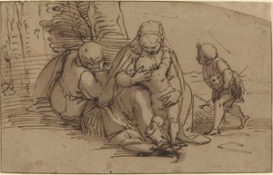 Heilige Familie mit dem kleinen Johannes dem Täufer