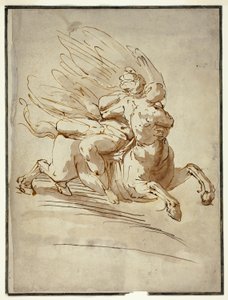 Raub der Deianira von Luca Cambiaso