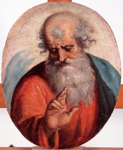 Darstellung des Heiligen Vaters (Der ewige Vater). Gemälde von Luca Cambiaso (1527-1585)