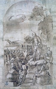 Johannes der Täufer predigt