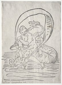 Der Triumph der Amphitrite von Luca Cambiaso