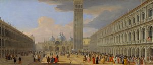Piazza San Marco, Venedig, um 1709