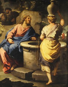 Christus und die Frau von Samaria am Brunnen von Luca Giordano