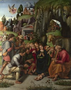 Die Anbetung der Hirten, ca. 1496