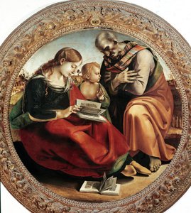 Die Heilige Familie von Luca Signorelli