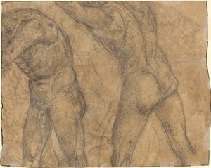 Zwei nackte Figuren (verso) von Luca Signorelli
