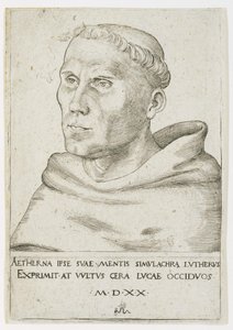 Martin Luther, Büste in Dreiviertelansicht