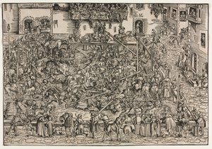 Ein Turnier von Lucas Cranach