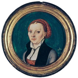 Porträt von Katharina von Bora, Ehefrau von Martin Luther von Lucas Cranach the Elder