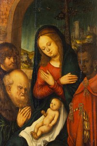 Die Anbetung der Könige von Lucas Cranach