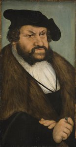 Porträt des Kurfürsten Johann der Beständige von Sachsen (1468-1532) von Lucas Cranach d.Æ.