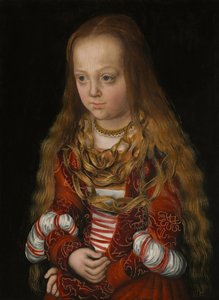 Eine Prinzessin von Sachsen von Lucas Cranach the Elder