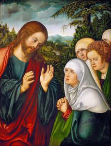 Abschied Christi von den Frauen von Lucas Cranach the Elder